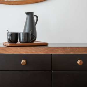 Aparador redondo de madera de mango Vandana Prime Aston - Product Image 5