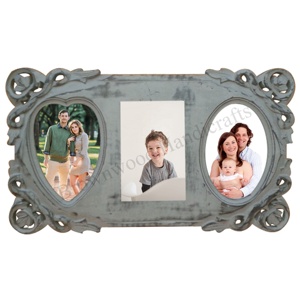Elegant Design Latest New MDF Wood Carving Collage White Antique <b>6X4</b> Inch Durable Handmade Picture <b>Frame</b> Display Memorable - Product Image 6