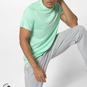 Camiseta cómoda al por mayor para hombre, camiseta deportiva de poliéster para correr, ropa de gimnasio, camiseta de entrenamiento activo para chicos - Product Image 2