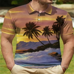 Envío Gratis, Camiseta Polo de Moda Casual de Verano de Secado Rápido con Estampado 3D, Camisetas Frescas, Ropa Urbana Harajuku, Camisa con Solapa - Product Image 2