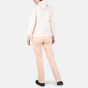 Fashion Trendy Women's Customized Logo Solid Tracksuit <b>Set</b> Eco-Friendly Quick Dry Breathable Winter Hooded Jogger Casual - Product Image 2