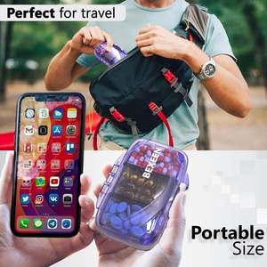 Daily Medicine Organizer <b>Box</b> <b>Travel</b> Moisture-Proof Pill Storage Case - Product Image 4