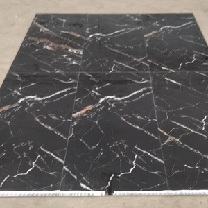 Baldosas de Porcelana Dorada Prestige de 60x120 cm, Acabado Brillante, Imitación de Piedra, Baldosas Contemporáneas para Interiores - Product Image 2