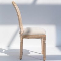 Chaise de salle à manger Vandana Zentrix Arion en bois avec assise et design ergonomique moderne