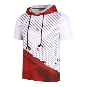 Chemises à capuche d'été tendance par sublimation, respirantes, écologiques, 100 % polyester, approvisionnement en gros direct usine - Product Image 1