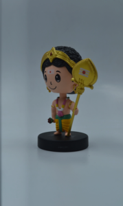 ตุ๊กตาหัวสั่น Murugan ดีไซน์น่ารักเป็นมิตรกับสิ่งแวดล้อม เหมาะสำหรับตกแต่งรถยนต์ สำนักงาน บ้าน หรือเป็นของขวัญวันแม่ - Product Image 3