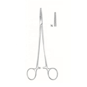 Porte-aiguille Mayo Hegar Premium 16 cm - Acier inoxydable de qualité chirurgicale, manche doré TC, autoclavable, haute adhérence - Certifié ISO13485 CE - Product Image 1