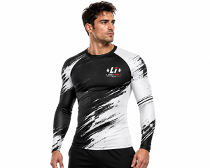 <b>Men</b>’s Long Sleeve <b>Compression</b> <b>Shirt</b> Athletic Base Layer Rash Guard Gym Workout Running Training Fitness Custom Sublimation Sport - Product Image 1