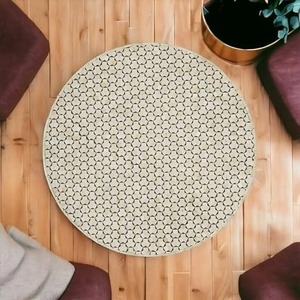 Mesa de Centro Premium con Incrustaciones de Hueso Negro, Hecha a Mano con Madera de Pino y MDF, Ecológica, Impermeable y Decorativa para un Salón Moderno - Product Image 4