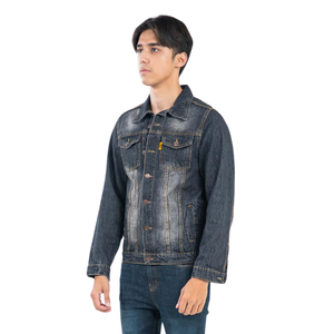 Mens Streetwear Vintage Acid Wash Denim <b>Jacket</b> 100% Cotton Casual <b>Trucker</b> Regular Fit Long Sleeve Quick Dry Autumn/Spring - Product Image 5