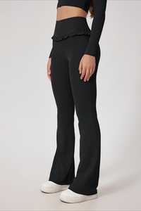 High Waist <b>Flare</b> Yoga Pants Women Squat Proof Tummy Control Bootcut <b>Leggings</b> Skinny Elastic Waist Workout Gym - Product Image 3