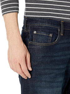 Pantalones Vaqueros de Mezclilla Rectos y Delgados de Alta Calidad para Hombre, Estilo Hipster, Corte Regular, Ligeros - Product Image 2