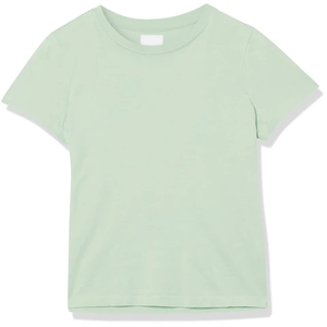 T-shirt court personnalisé pour femme, 100% coton respirant, haute qualité, col rond, tricoté - Product Image 1