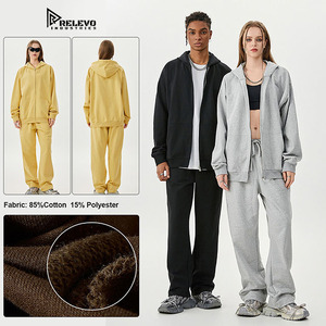 ชุดวอร์มปักลายตามสั่ง |   เสื้อฮู้ดดี้และกางเกงวอร์มผ้าเฟรนช์เทอร์รี่ 420GSM ขายส่ง น้ำหนักเบา สวมใส่สบาย - Product Image 2