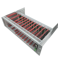 RDEKONO Châssis modulaire Eurorack en aluminium anodisé 3U 4U 6U, rail de châssis blindé de 19 pouces, taille personnalisée, pour Nuclear