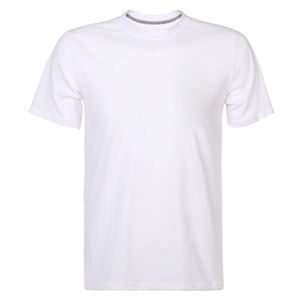 Men's Black Short Sleeve <b>T</b>-<b>Shirt</b> Regular Fit Casual 100% Cotton Jersey Knitted O-Neck Blank Solid Color Basic Tee - Product Image 1