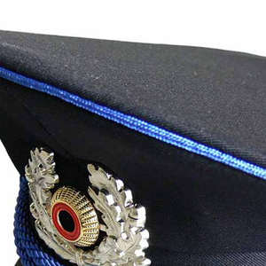 หมวกพิธีการ OEM ขายส่ง ปักดิ้นทองด้วยมือ หมวกปีกแหลม สำหรับกิจกรรมกลางแจ้ง ทุกฤดูกาล ใช้ในงานพาเหรด พิธีต่างๆ และงานรับปริญญา - Product Image 6