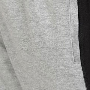 Low MOQ <b>Men</b> Spandex/Polyester <b>Trousers</b> <b>Elastic</b> Waistband Relaxed Fit Breathable Eco-Friendly Fleece Fabric Perfect for Casual - Product Image 5