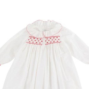 Vente en gros de vêtements pour enfants fabriqués au Vietnam, robe smockée pour filles de haute qualité, pyjamas imprimés, doux et confortables, OEM ODM - Product Image 3
