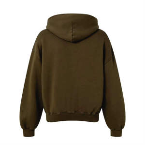 Sweat-shirt à capuche oversize pour homme, couleur unie, en molleton français, décontracté, tricoté, coupe classique, manches longues, vêtements pour homme - Product Image 2