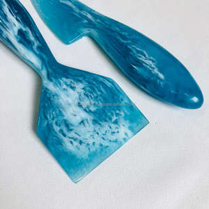 Handmade Eco-Friendly Resin Cheese Knife Swirl Blade Dishwasher Microwave <b>Safe</b> KISWAH CRAFT for Kitchen Home Hotel Bar - Product Image 3