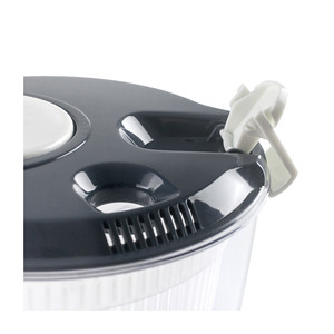Centrifuga per insalata di grande capacità con coperchio e maniglia per verdure fresche e ortaggi. - Product Image 3