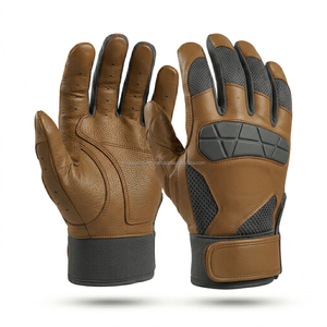 Guantes de Bateo de Béisbol Personalizados, Resistentes y Reforzados, de Doble Capa de Cuero, con Alta Fricción, para Softbol - Product Image 3