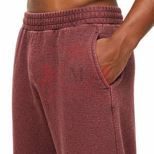 Ensemble de pantalon et sweat à capuche décontracté effet délavé, tissu premium, pour streetwear décontracté et usage quotidien - Product Image 4
