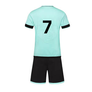 Uniforme de Fútbol Transpirable de Último Diseño y Nuevo Estilo, Uniforme de Fútbol de Color Sólido de Primera Calidad para Venta en Línea - Product Image 2