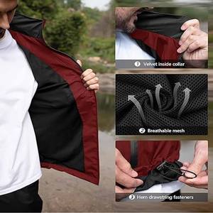 Veste coupe-vent avec logo personnalisé, nouvelle arrivée, légère, imperméable, avec fermeture éclair, pour hommes, envoyée par Dress Sports - Product Image 5