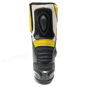Botas de Motociclismo de Carreras Profesionales Ligeras de Buena Calidad, Impermeables, de Cuero PU, Hechas a Medida - Product Image 4
