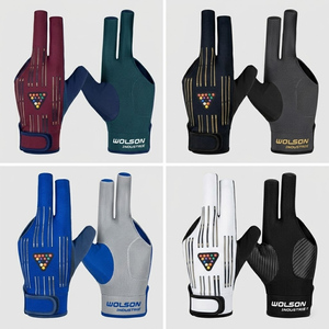 Tela Elástica Transpirable para Tela de Billar Profesional, Diseño Portátil Ligero y Ajustable de Tres Dedos para Juegos de Billar - Product Image 3