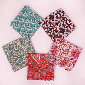 Natural Cotton Multicolour Bandana Block Printed Soft <b>Head</b> Neck <b>Wrap</b> For Travel Outdoor Fashionable Womens Men Accessories - Product Image 3