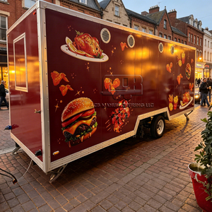 ACB Food Truck Mobile Food Trailer Fully Equipped Outdoor Mobile Beer Ice Cream Coffee Carts Trailer for Seaside Street - Product Image 4