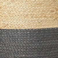 Meilleur prix Pouf rond en jute, tabouret de sol, pouf artisanal indien pour salon et hôtel, console avec incrustations en os