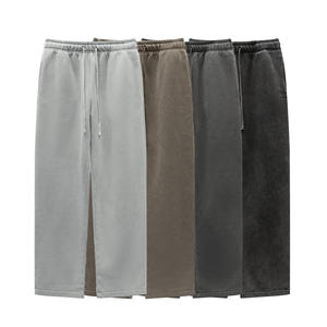 Pantalones Casuales de Felpa Francesa Vintage Personalizados, Pantalones Deportivos con Capucha, Venta al por Mayor, 340 Gramos, Pantalones Deportivos de Felpa para Hombre - Product Image 2