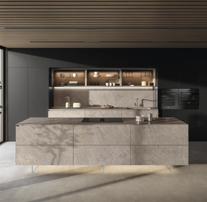 Muebles JY, Gabinetes de Cocina Personalizados RTA de Alta Calidad, Panel de Madera MDF, Organizador Moderno Independiente Comercial, Almacenamiento, Vietnam - Product Image 1