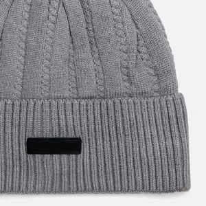 Bonnet en tricot de haute qualité, nouveau style, chaud pour l'hiver, avec logo personnalisé, en acrylique, vente en gros - Product Image 4