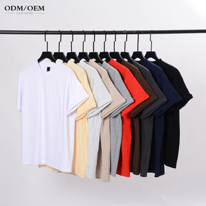 300g Woven Men's 100% Cotton Oversize Drop Shoulder T-shirt with Pattern Vintage Quick Dry Short Sleeve - Product Image 4