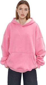 Sweat à capuche surdimensionné en molleton délavé avec doublure Sherpa pour homme – Qualité supérieure, épais et confortable - Product Image 3