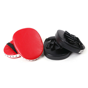 Almohadilla de Boxeo de Material PU, Transpirable y Duradera, Equipo de Entrenamiento para Práctica de Kickboxing, Color Negro - Product Image 3