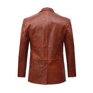 เสื้อเบลเซอร์หนังสุดหรู ดีไซน์เรียบหรู ปิดด้วยกระดุม สวมใส่สบายตลอดวัน - Product Image 2