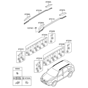 Veracruz New Other <b>Car</b> & Truck Parts & <b>Accessories</b> Right 872623J001 - Product Image 2