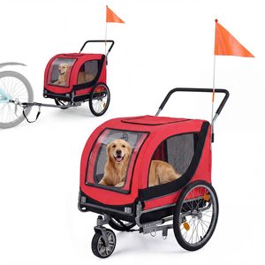 Remolque para Perros 2 en 1 con Acoplador Universal para Bicicleta - Product Image 1