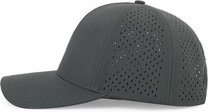 Casquette Snapback grise à 6 panneaux, maille respirante, unisexe, réglable, décontractée, pour l'extérieur, printemps-été, adulte - Product Image 5