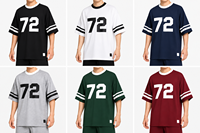 Vente en gros d'usine, maillot de football personnalisé avec nom et numéro pour hommes, t-shirt surdimensionné, streetwear, tee-shirt ample