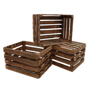 Storage Basket Miniature Solid <b>Wood</b> Polished Sustainable Rectangle Customized Color Tabletop Fruit Basket Model Made Vietnam - Product Image 3