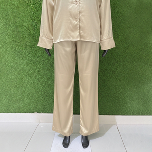 Hot Selling Winter Thick Cotton Sleepwear 2 Piece Pajama Set <b>Women</b> Warm Home Clothes Sleep <b>Suit</b> With Best Quality OEM for Girls - Product Image 5