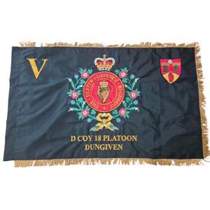 Drapeau de la loge 16TH BTN. Bannières brodées ROYAL manete endo contact - Product Image 6
