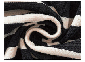 Camiseta de Hombre de Manga Corta con Cuello Redondo y Rayas, Estilo Americano, 230g, Venta Directa de Fábrica, Talla Grande - Product Image 4